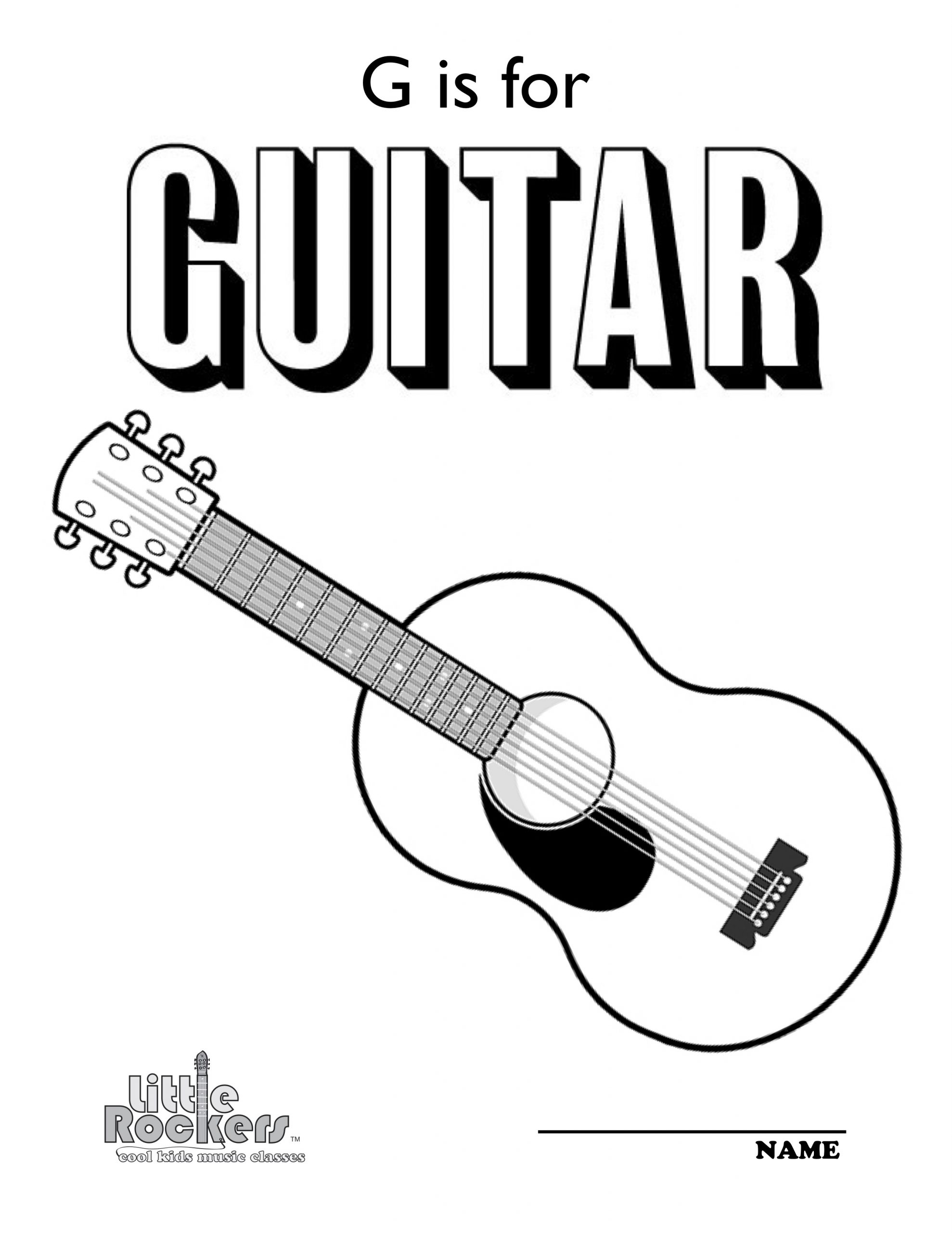 G is for Guitar - Little Rockers